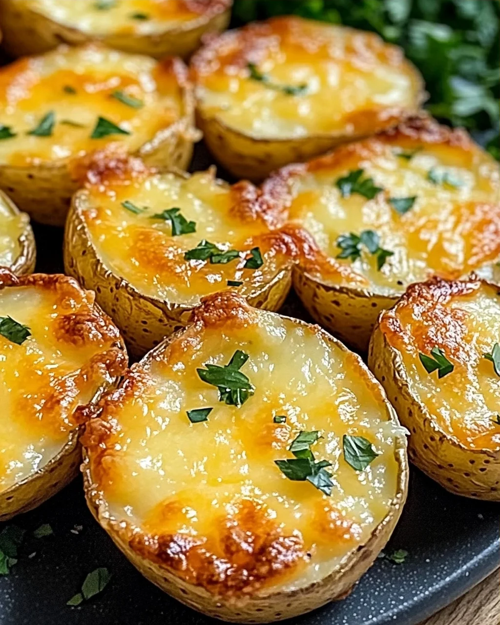 Air Fryer Cheesy Potatoes