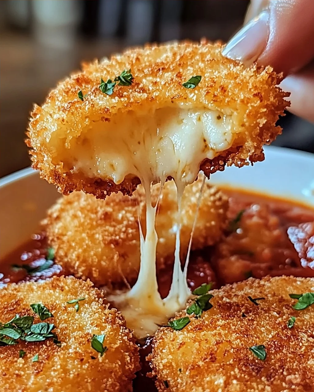 Blackstone frittierte Mozzarella für perfekte Snacks
