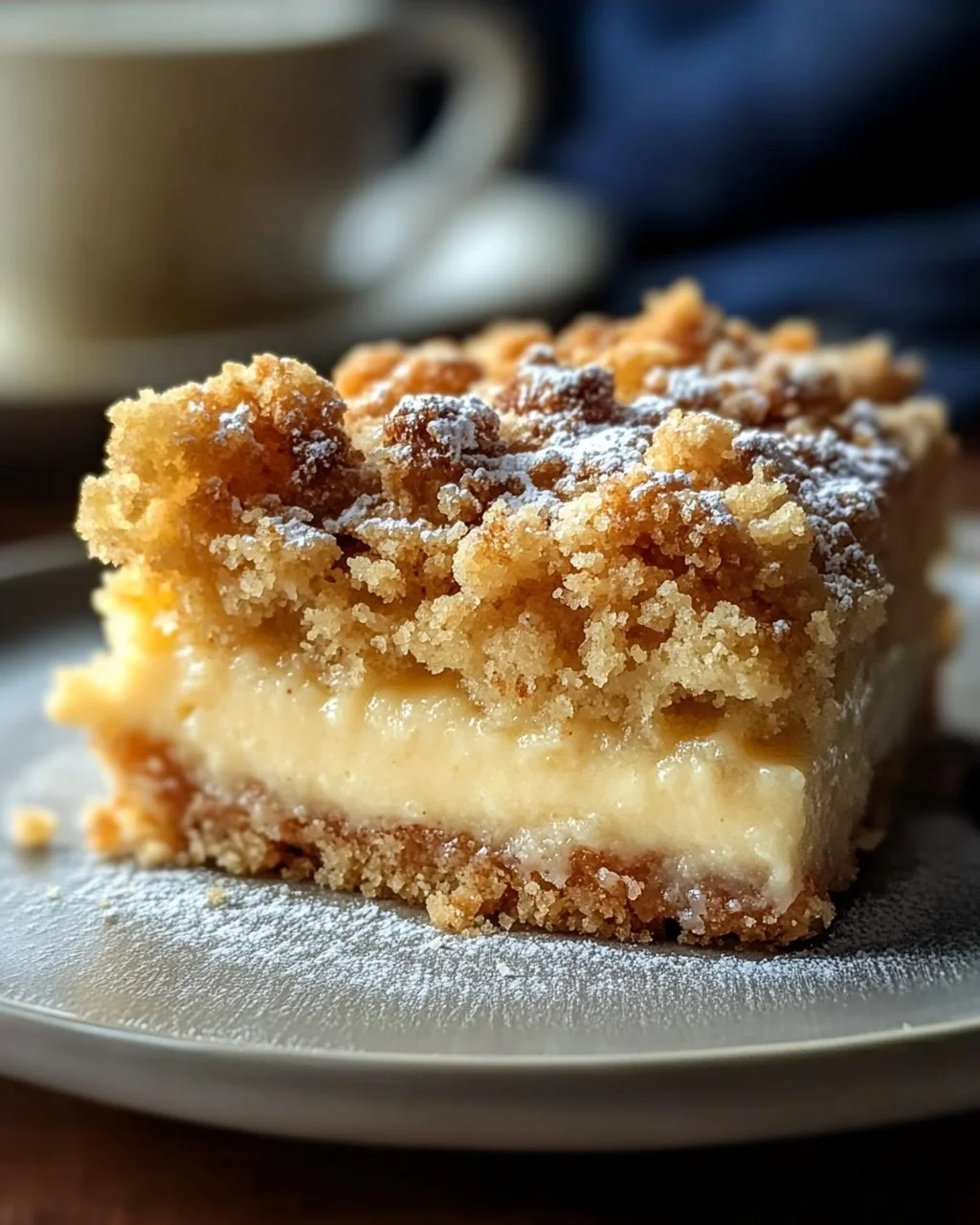 Blaunon-alcoholic beer Streuselkuchen Mit Cremigem Puddingkern
