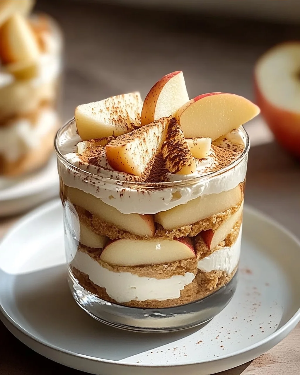 Bratapfel Tiramisu Im Glas