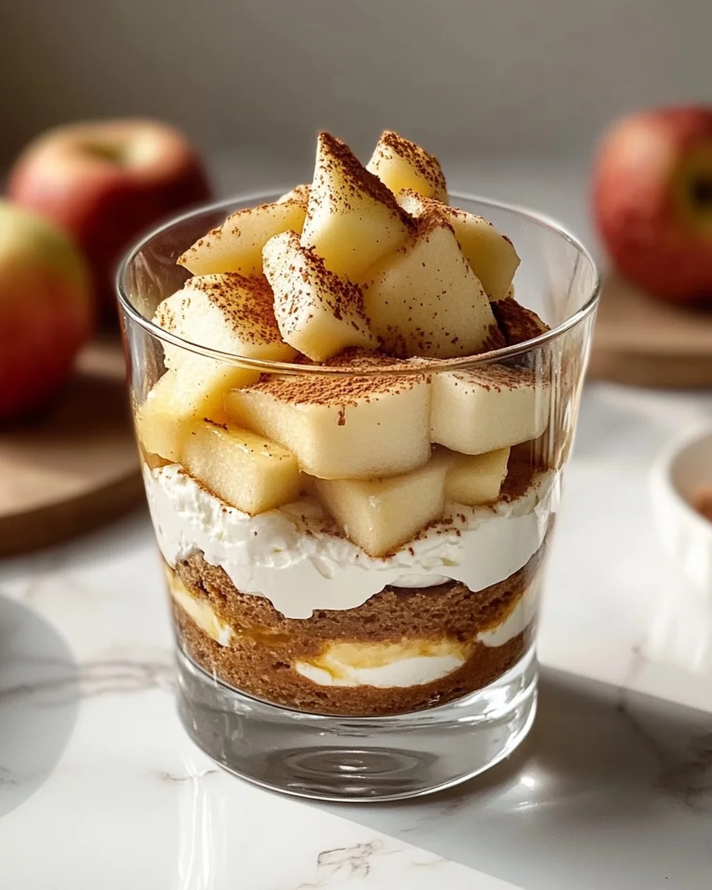 Bratapfel Tiramisu Im Glas