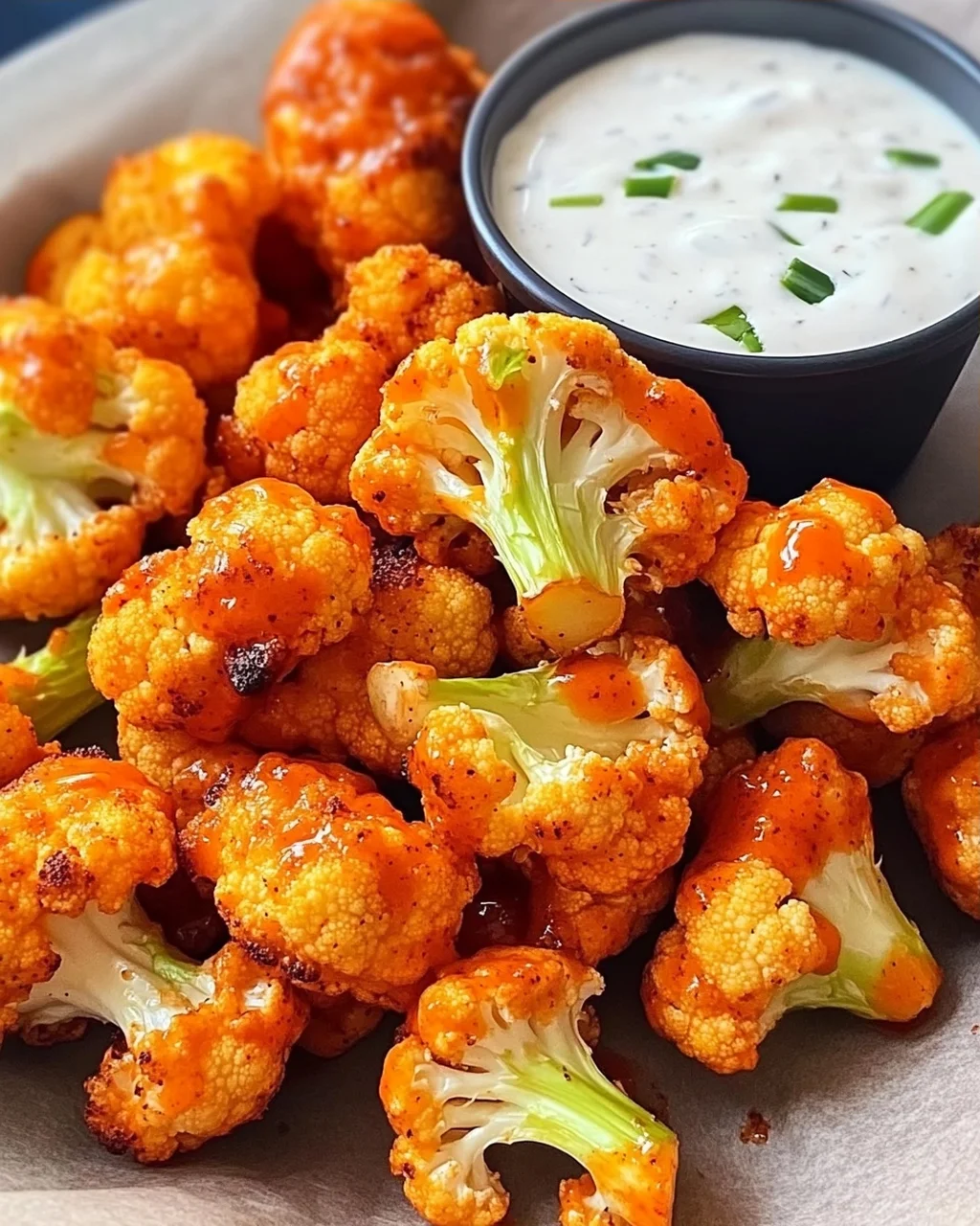 Buffalo Blumenkohl Bissen für perfekte Snack-Abende