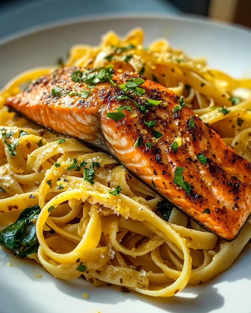 Cajun Lachs Zitronen Pasta: Dein unwiderstehliches Geschmackserlebnis!