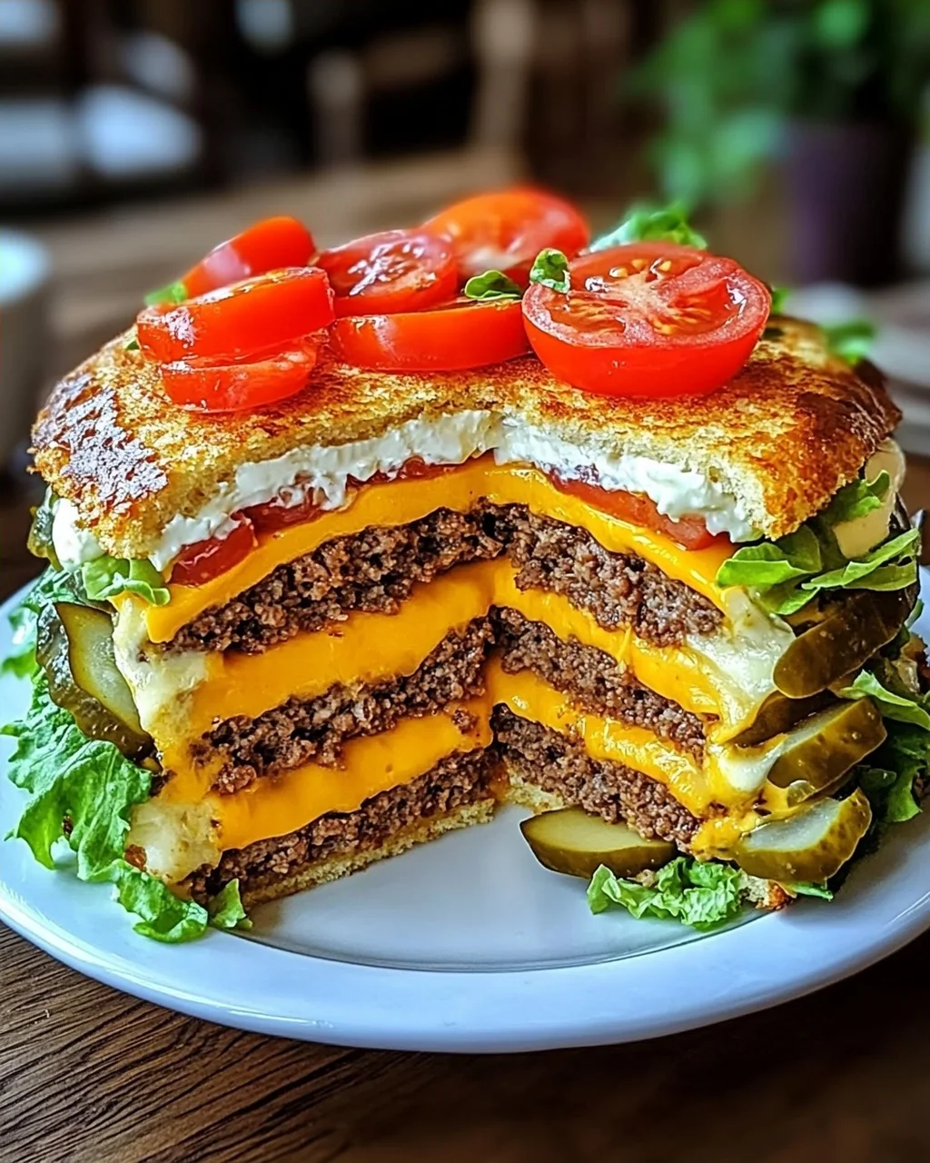 Cheeseburger-Torte