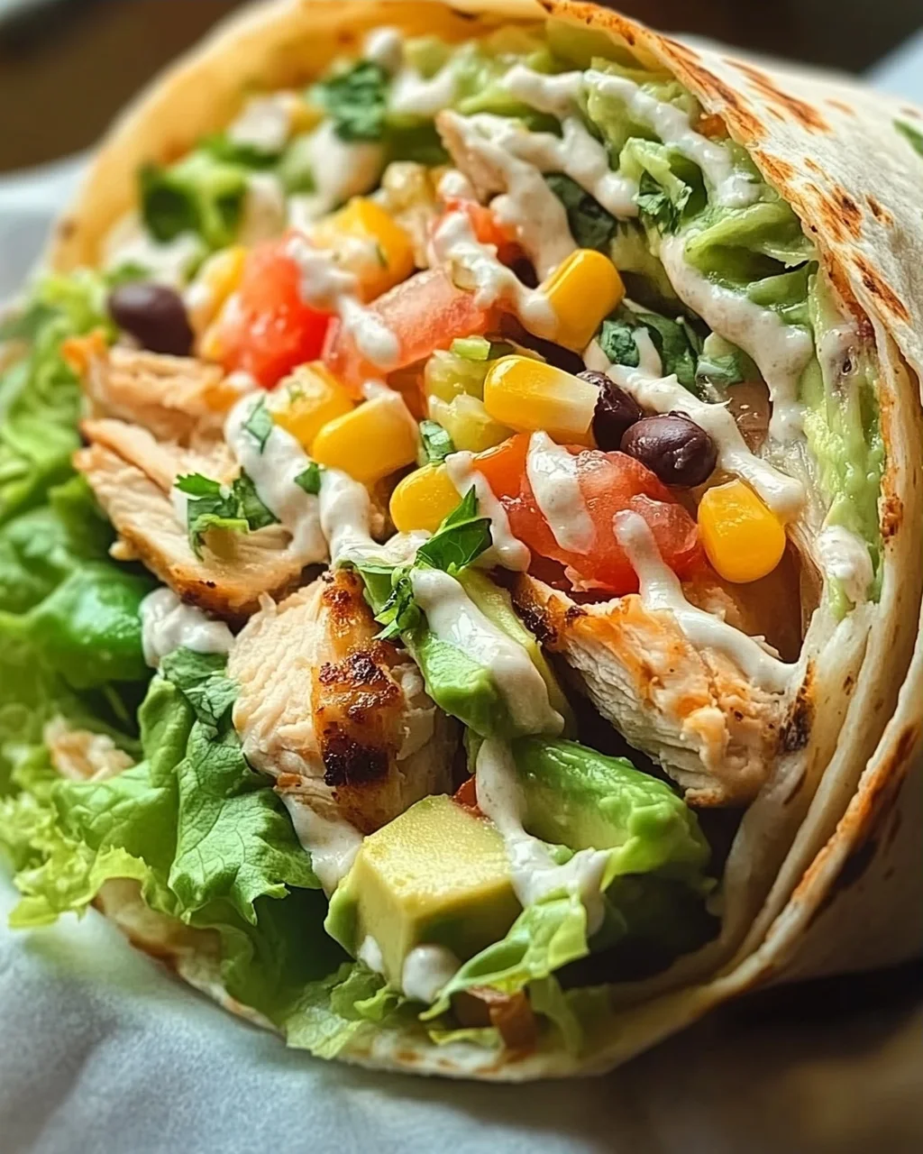 Cremige Chicken Avocado Ranch Burritos – Schnell & Lecker!