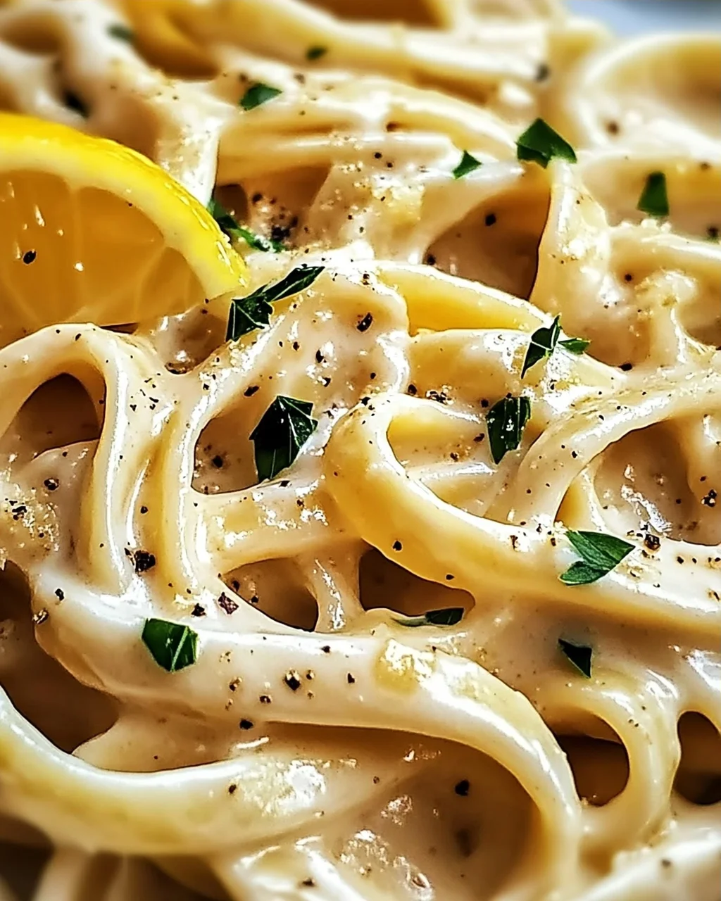 Cremige geröstete Knoblauch- und Zitronenpasta sofort genießen