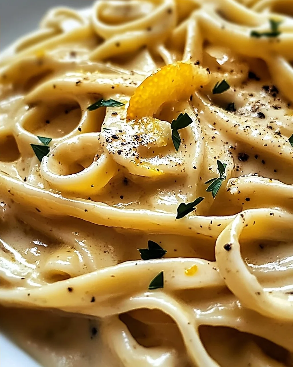 Cremige geröstete Knoblauch- und Zitronenpasta sofort genießen