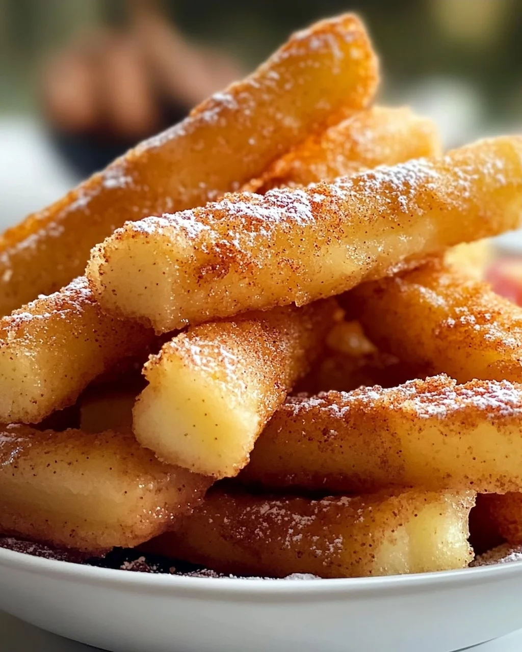 Crispy Air Fryer Apple Sticks Recipe - Healthy Snack Idea