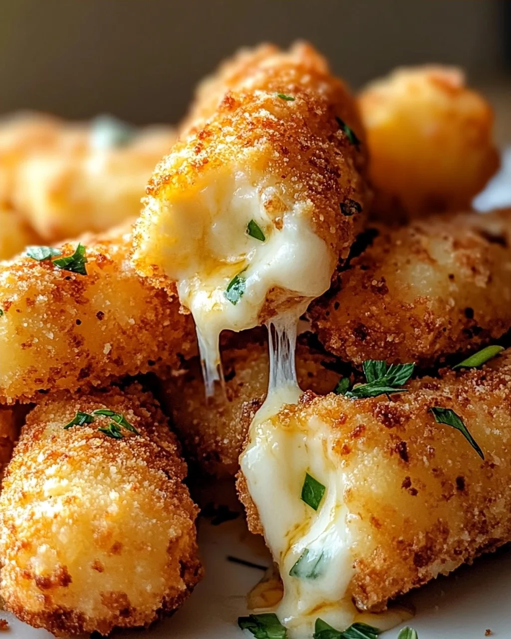 Crispy Mini Mozzarella Sticks from the Airfryer