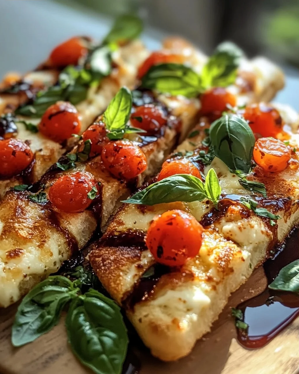 Discover Delicious Caprese Basil Cheese Bread Sticks!