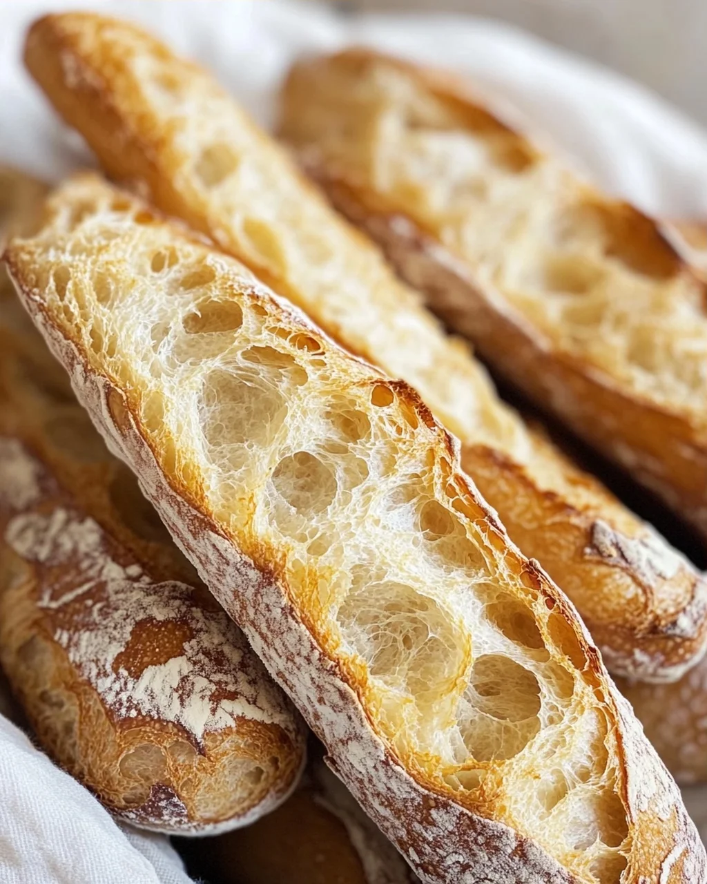 Einfaches Rezept für knuspriges Baguette