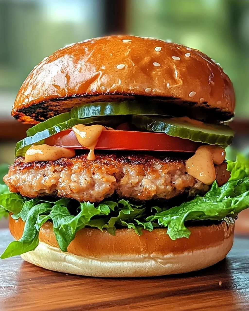 Erdnuss-Türkei-Burger – Gesund und super lecker!