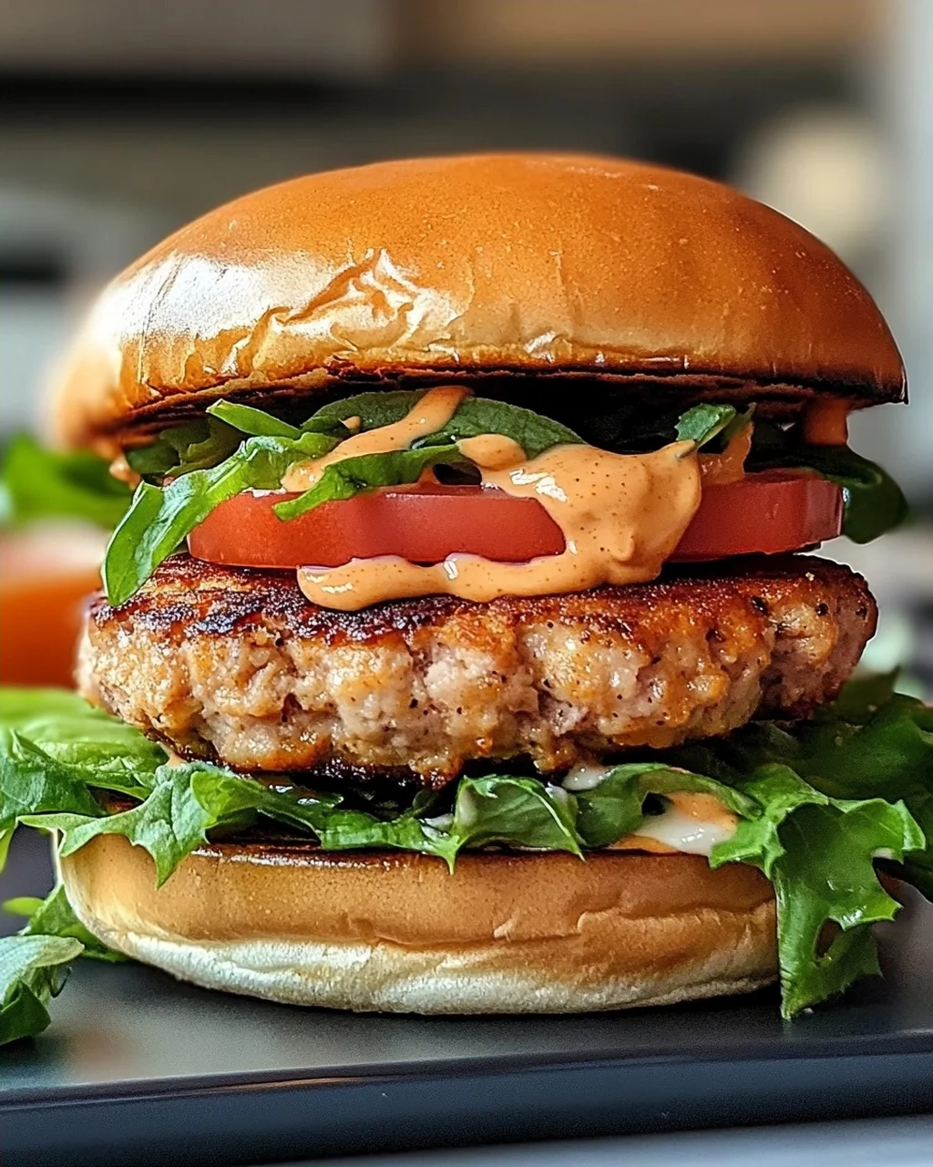 Erdnuss-Türkei-Burger – Gesund und super lecker!