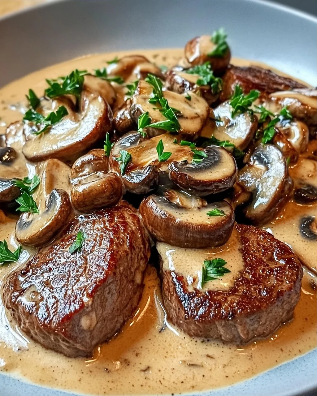 Filettopf Mit Champignons