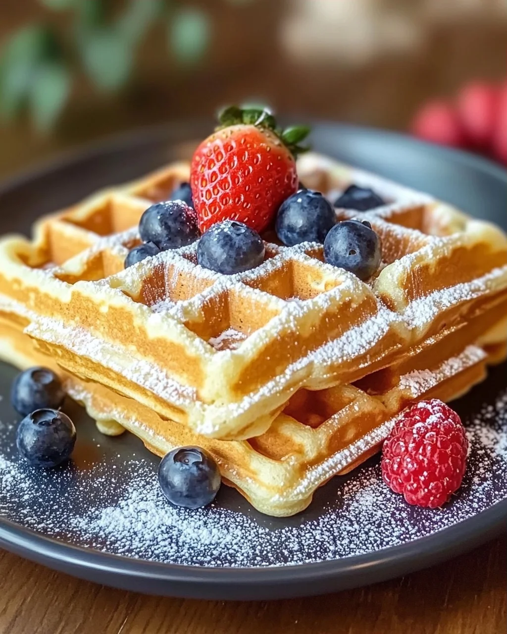Fluffige Waffeln