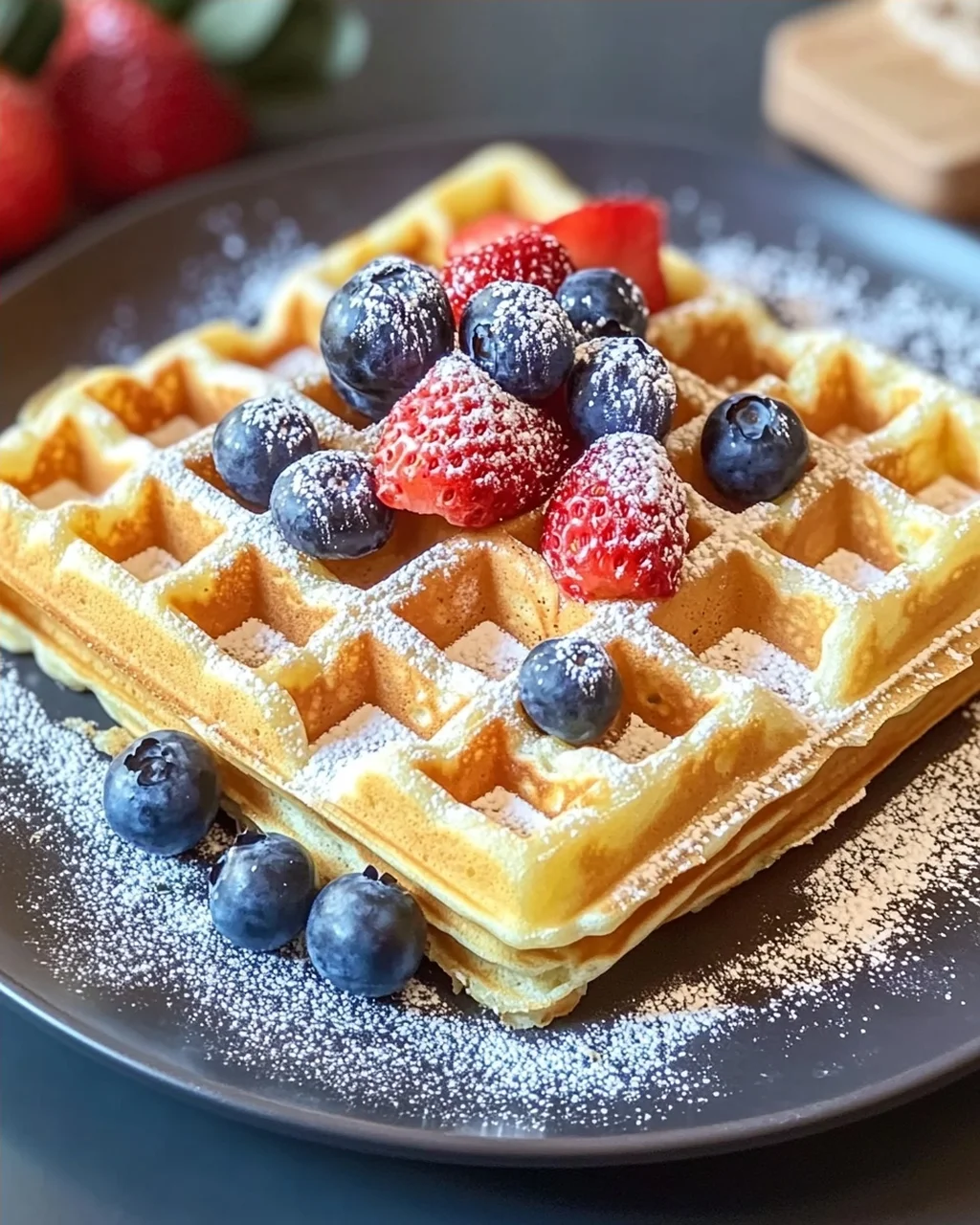 Fluffige Waffeln