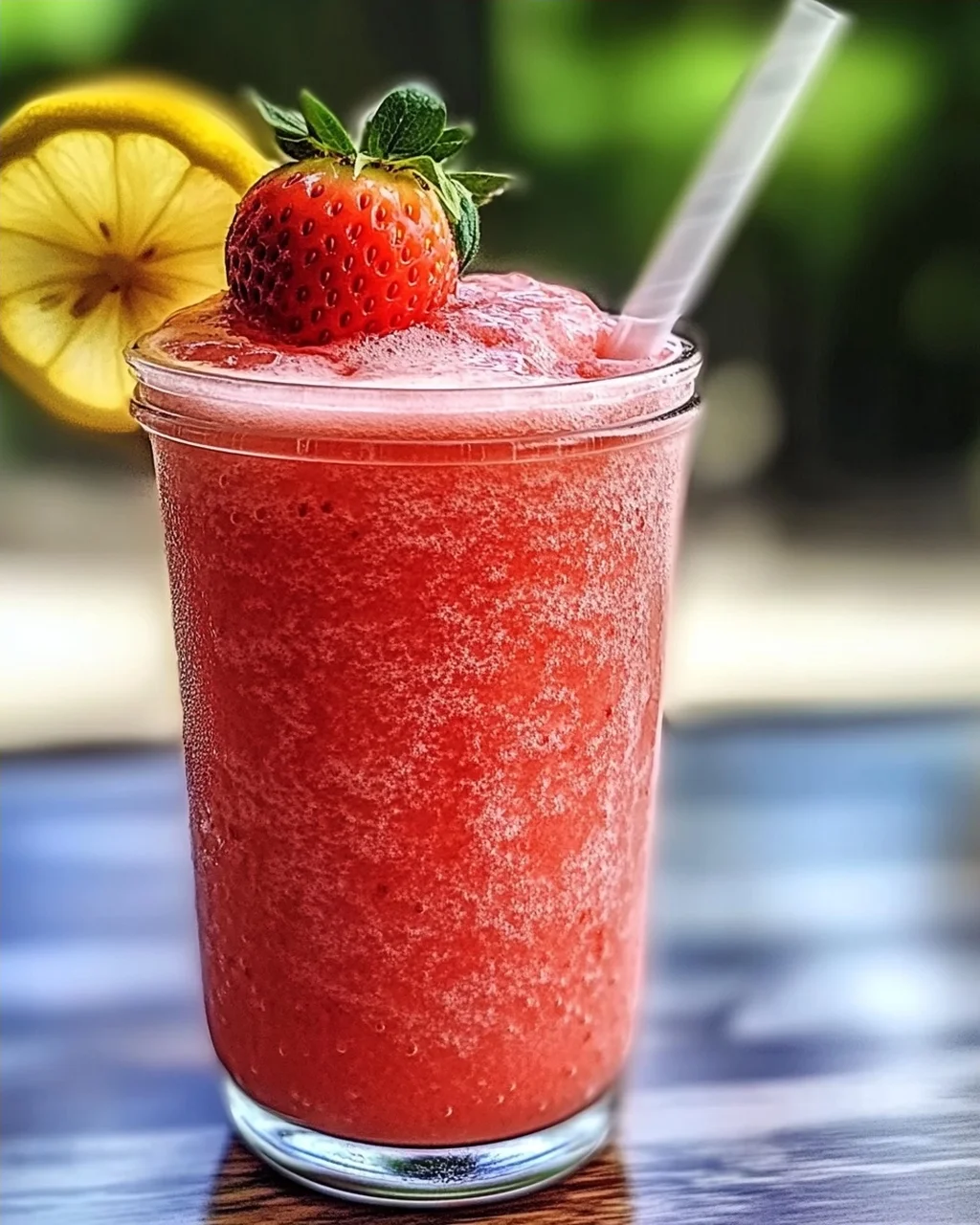 Frosted Erdbeer-Limonade: Erfrischend und Gesund