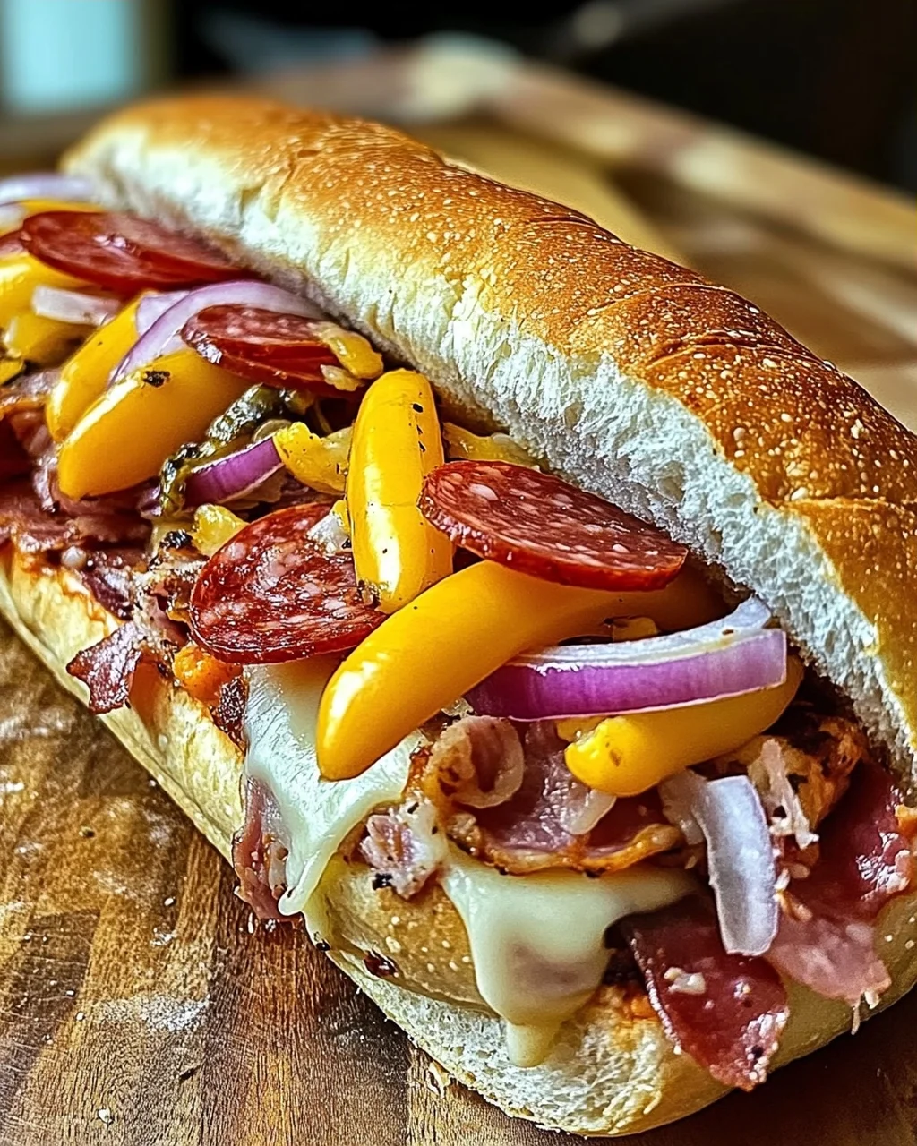 Gebackenes Italienisches Unteres Sandwich: Genuss pur