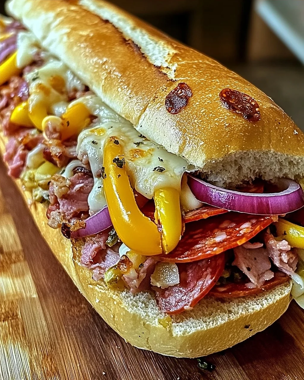 Gebackenes Italienisches Unteres Sandwich: Genuss pur