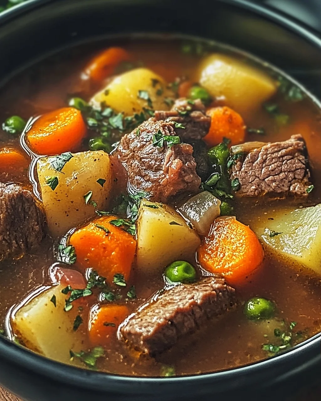 Gemüse Rindfleisch Suppe