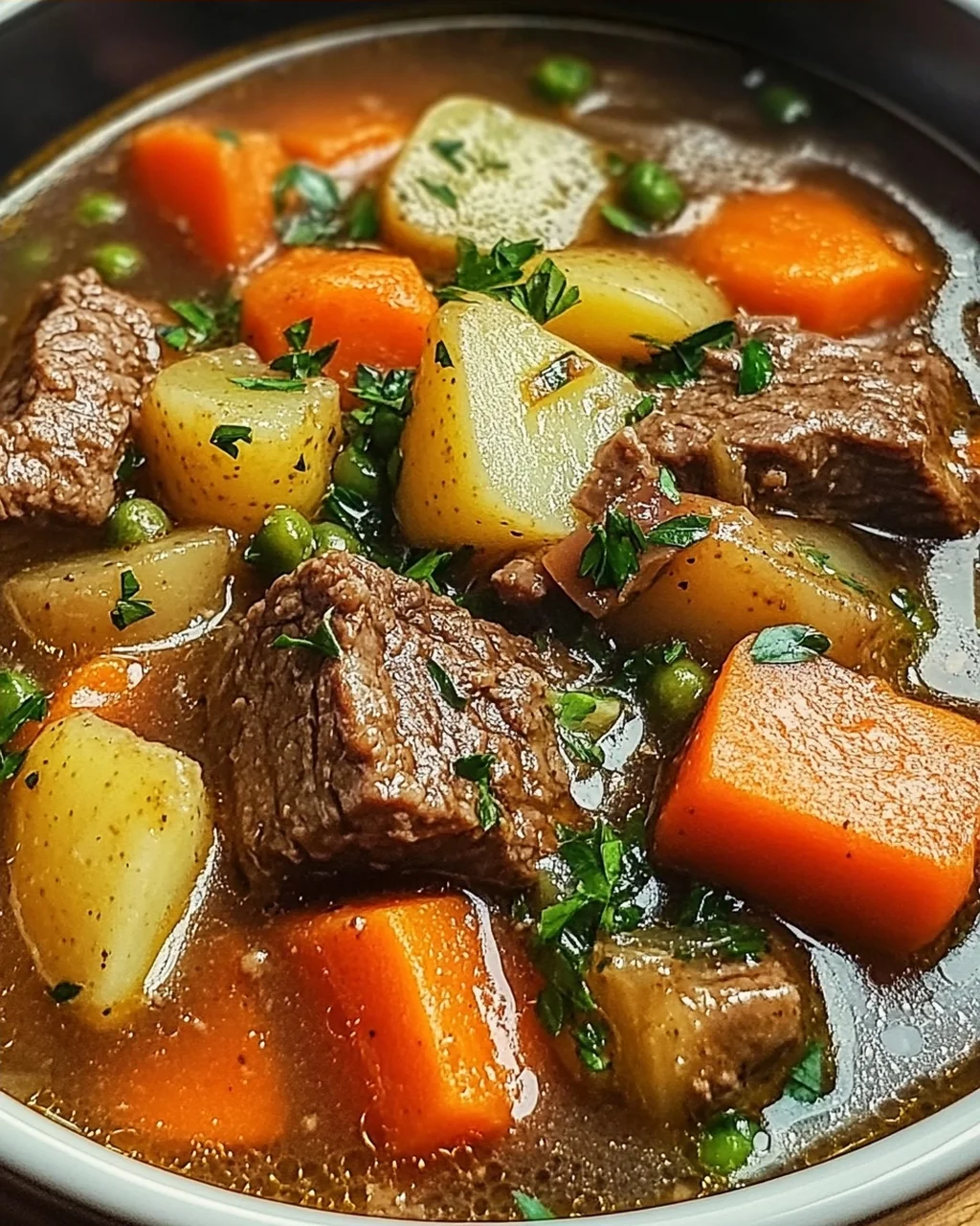 Gemüse Rindfleisch Suppe