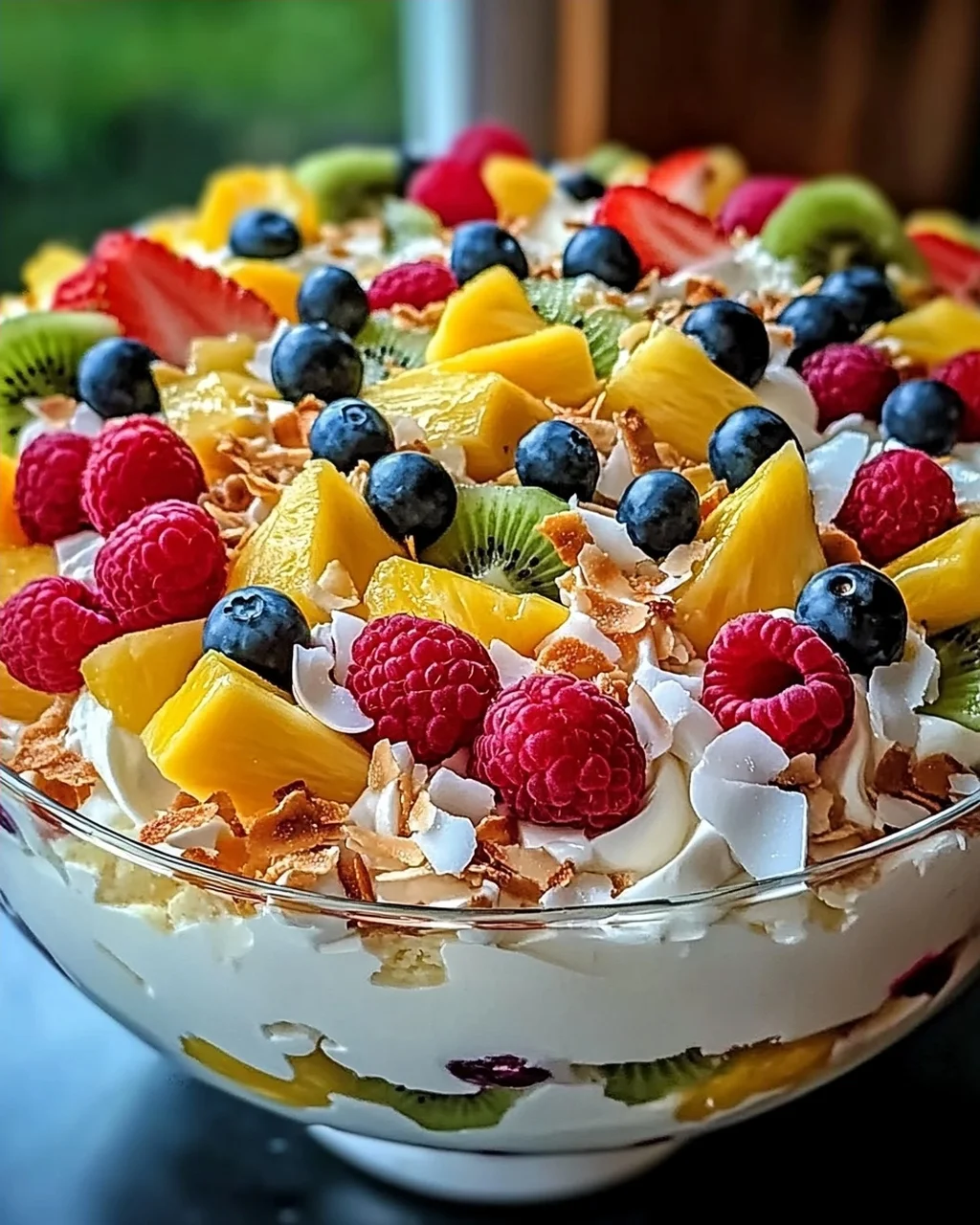 Hawaiian Käsekuchen Salat für den perfekten Sommergenuss