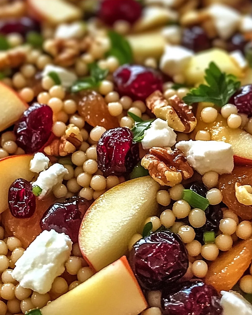 Honig Herbst Perlen Couscous Salat für dein Wohlfühlen