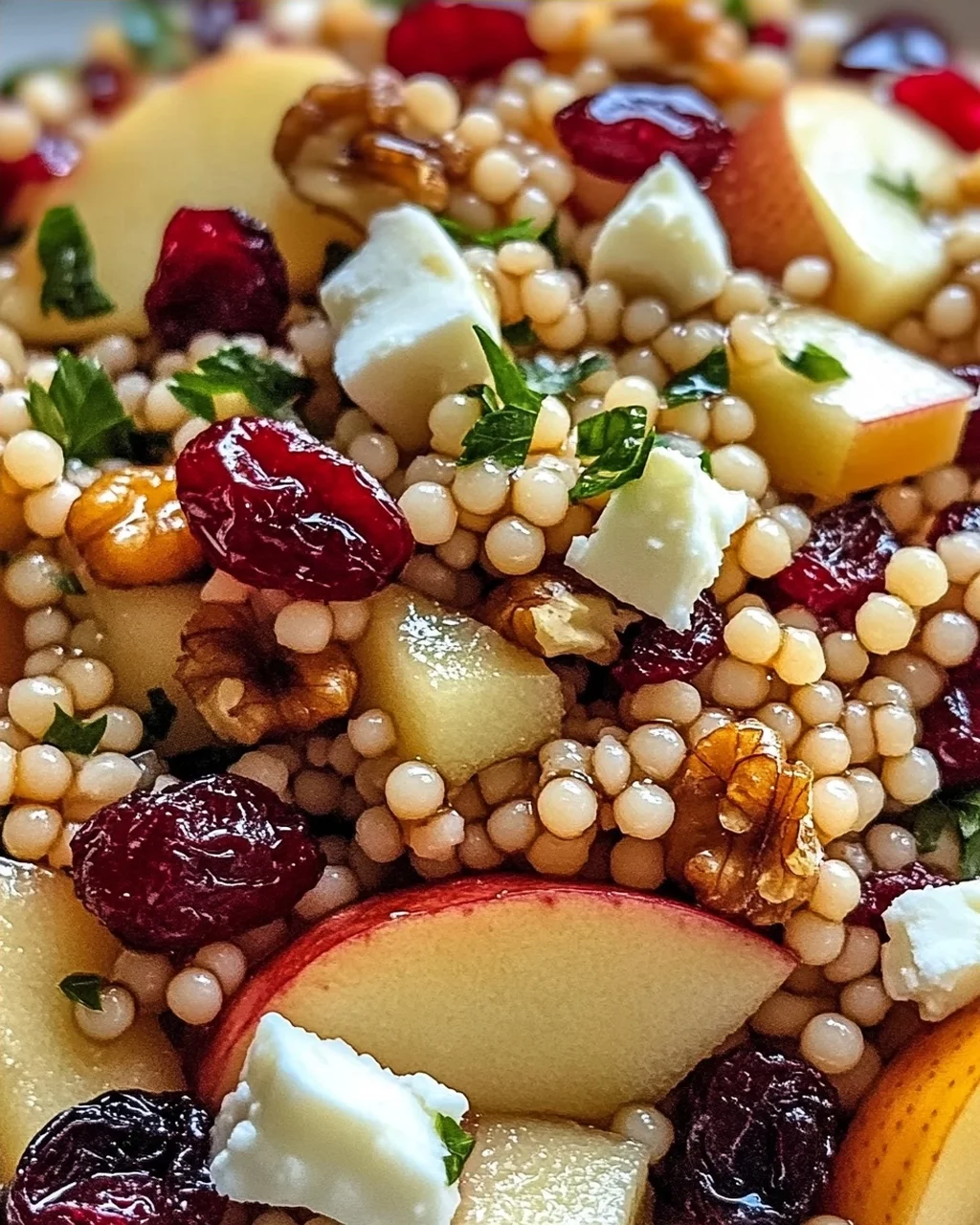 Honig Herbst Perlen Couscous Salat für dein Wohlfühlen