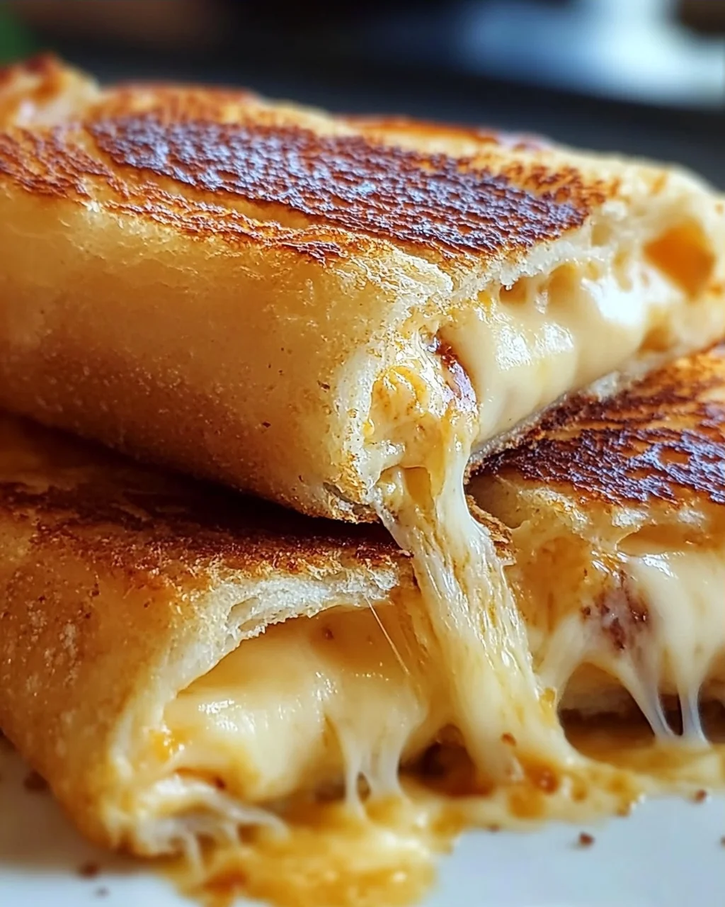 Käse-Genuss in knusprigen Roll-Ups