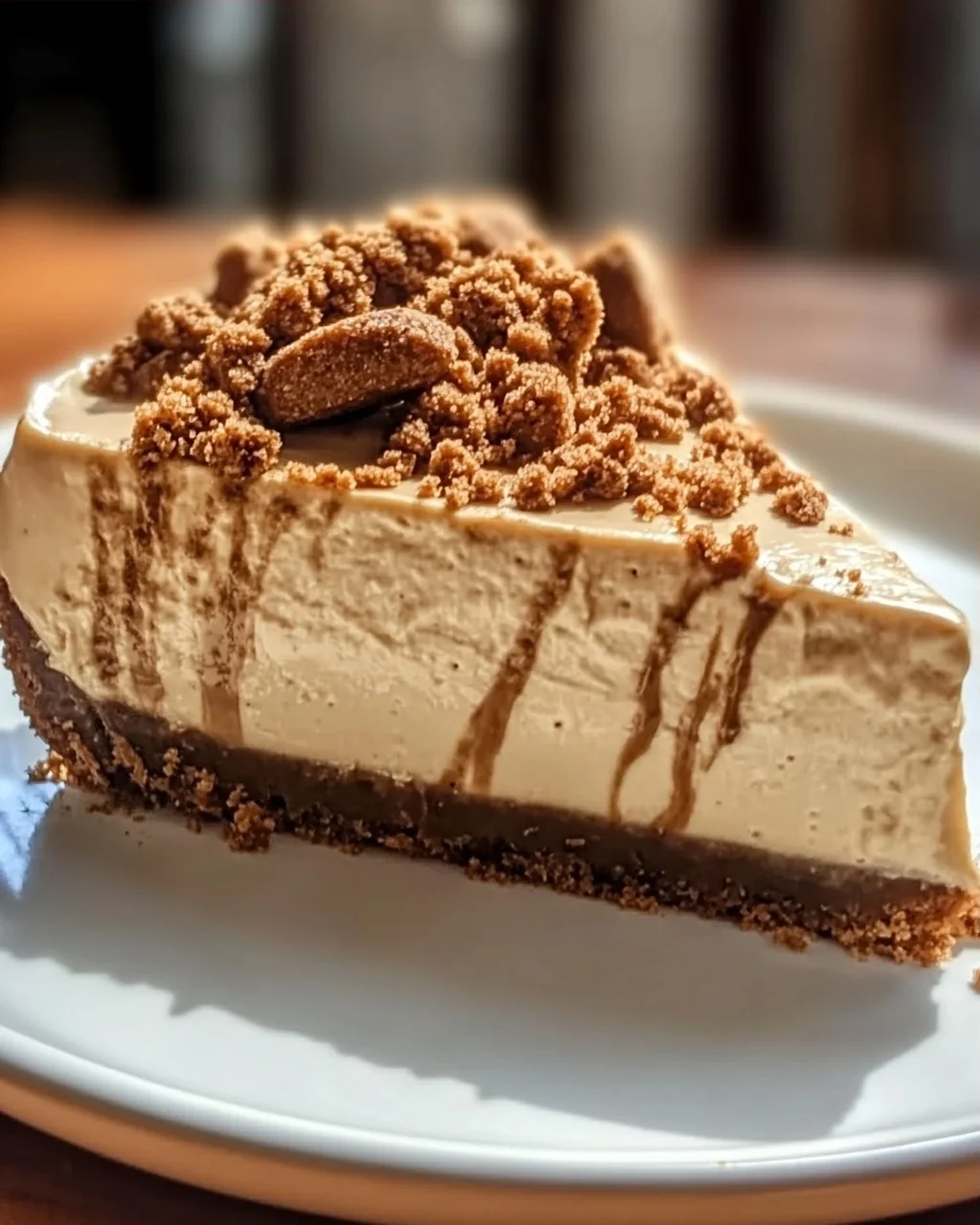 Keine Backen Biscoff Käsekuchen für Genießer