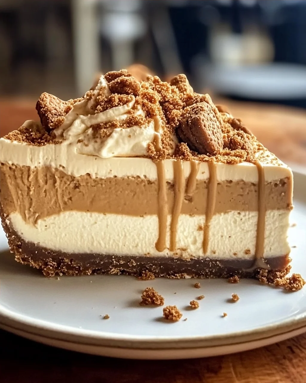 Keine Backen Biscoff Käsekuchen für Genießer