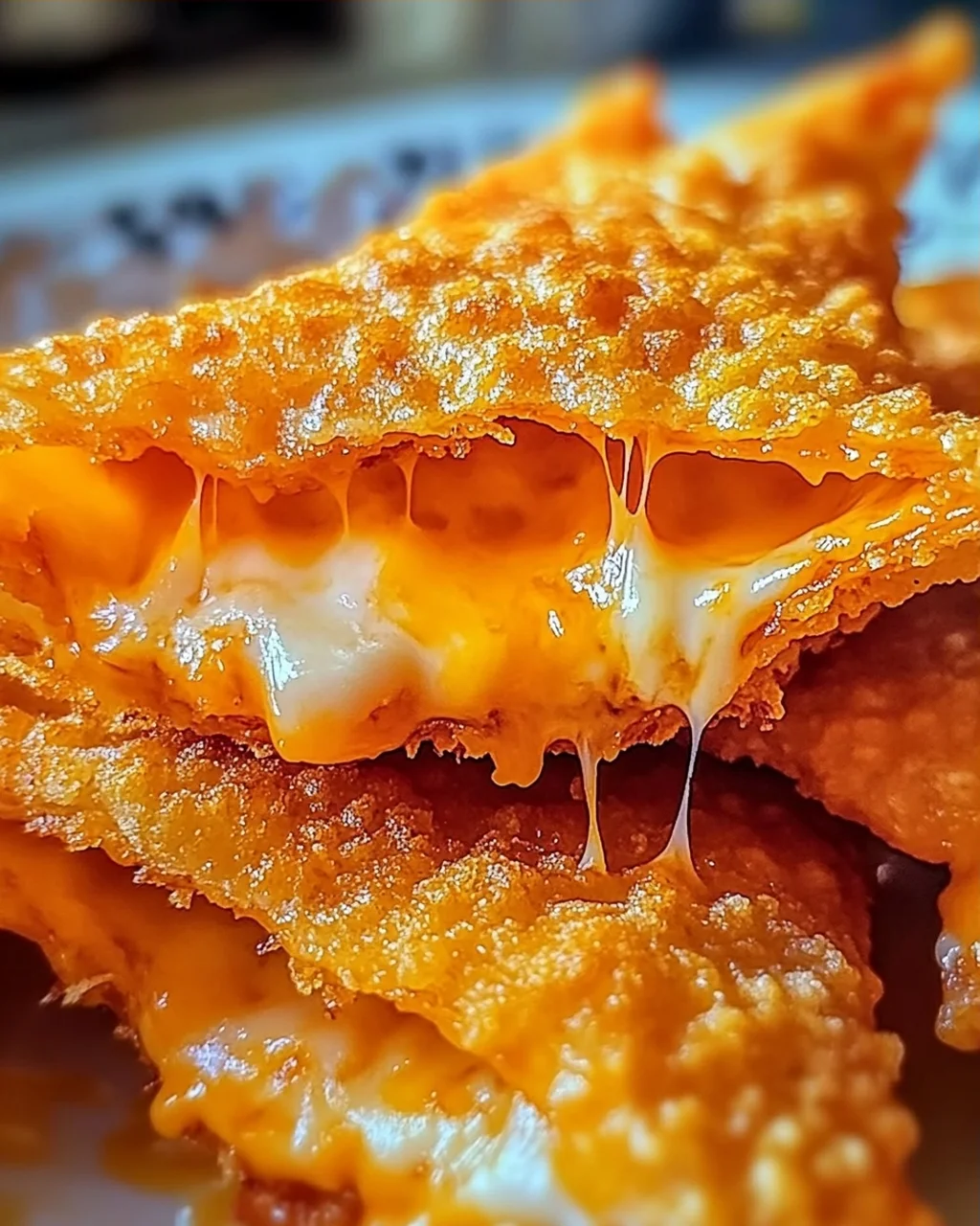 Knirschend frittierte Käse gefüllte Doritos Snacktraum