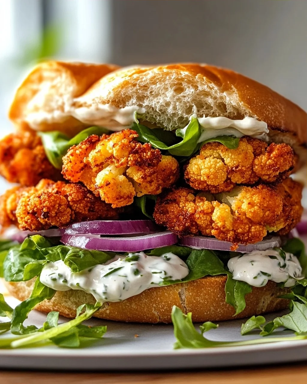 Knusprige Blumenkohl-Steak-Sandwiches: Dein veganer Genuss!