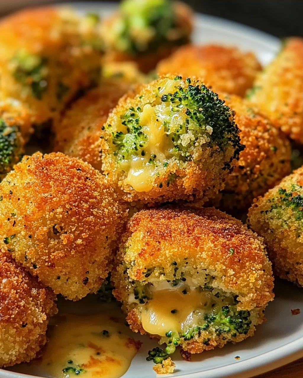 Knusprige Brokkoli Käse Nuggets
