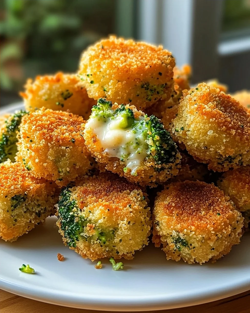 Knusprige Brokkoli Käse Nuggets