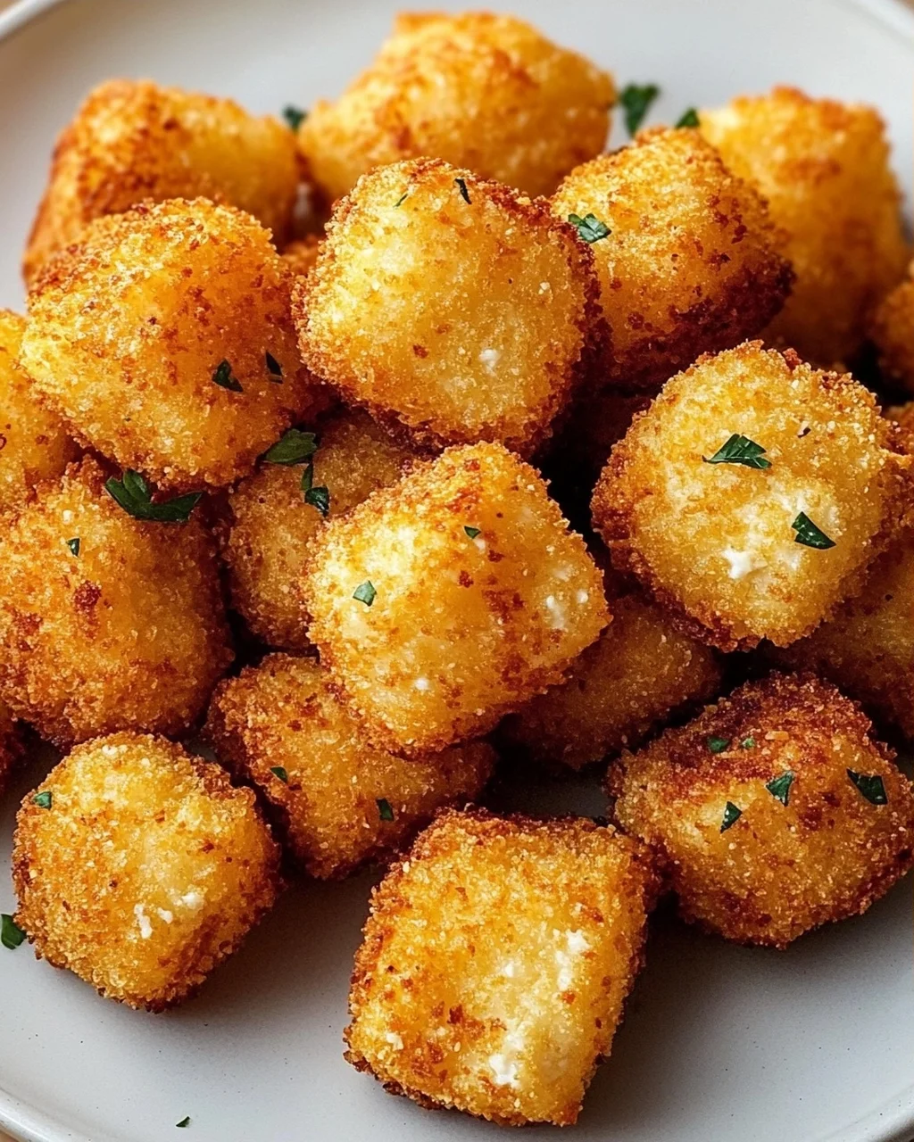 Knusprige Cottage Cheese Tots: Nur Zutaten, so lecker!
