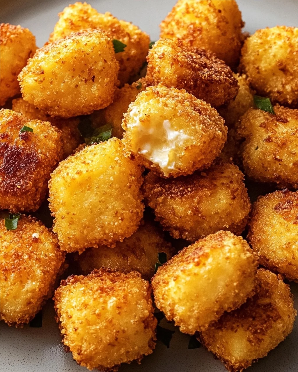 Knusprige Cottage Cheese Tots: Nur Zutaten, so lecker!
