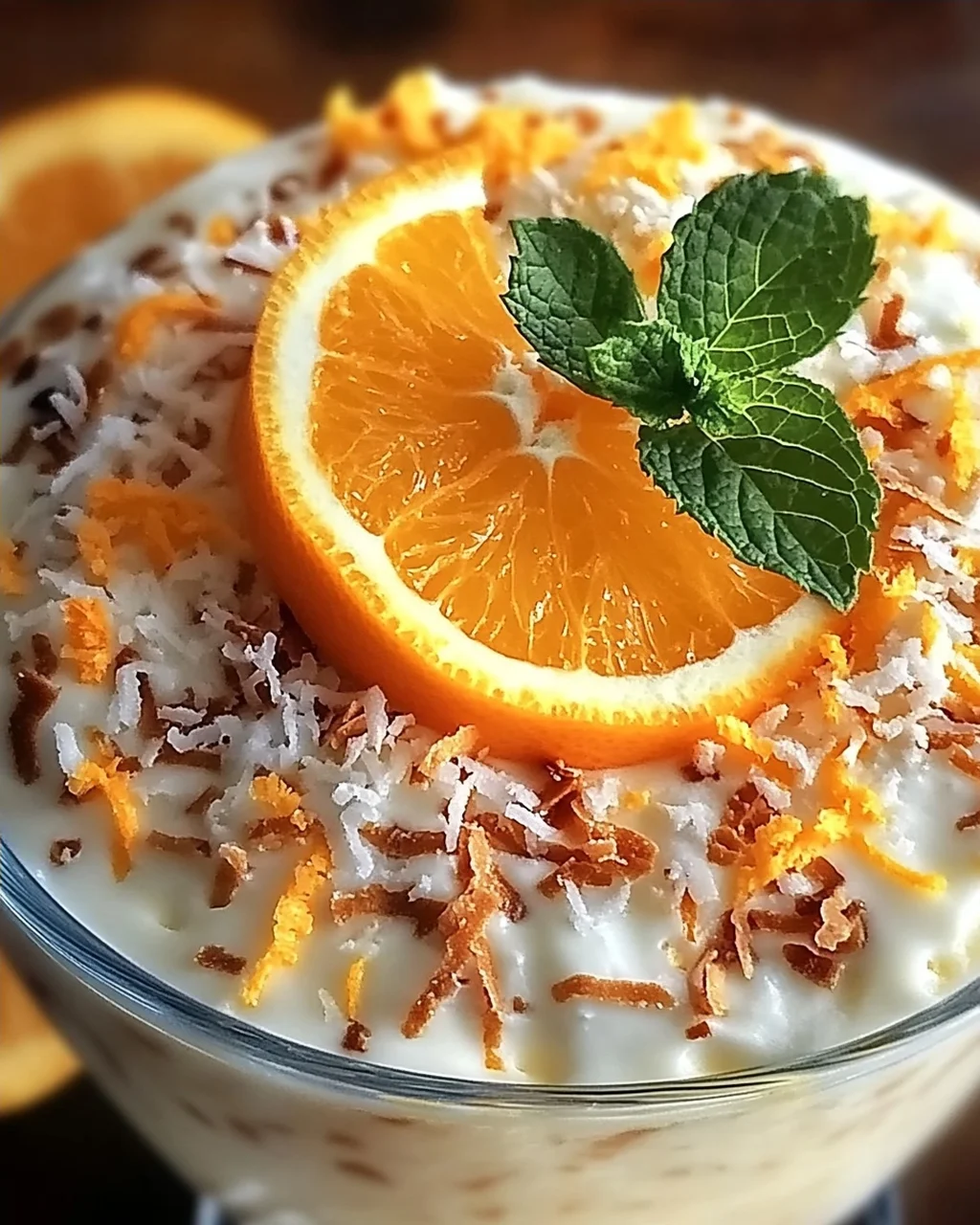 Kokosnuss Orange Glühen – Ein einfacher Desserttraum