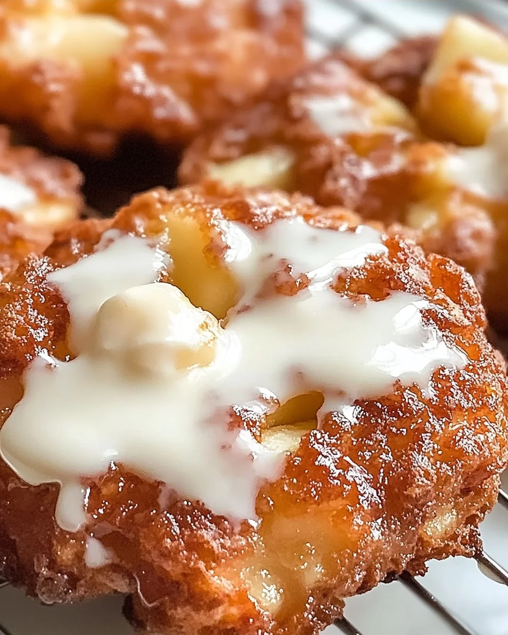 Mandelflocken Apfelkrapfen ohne Zucker