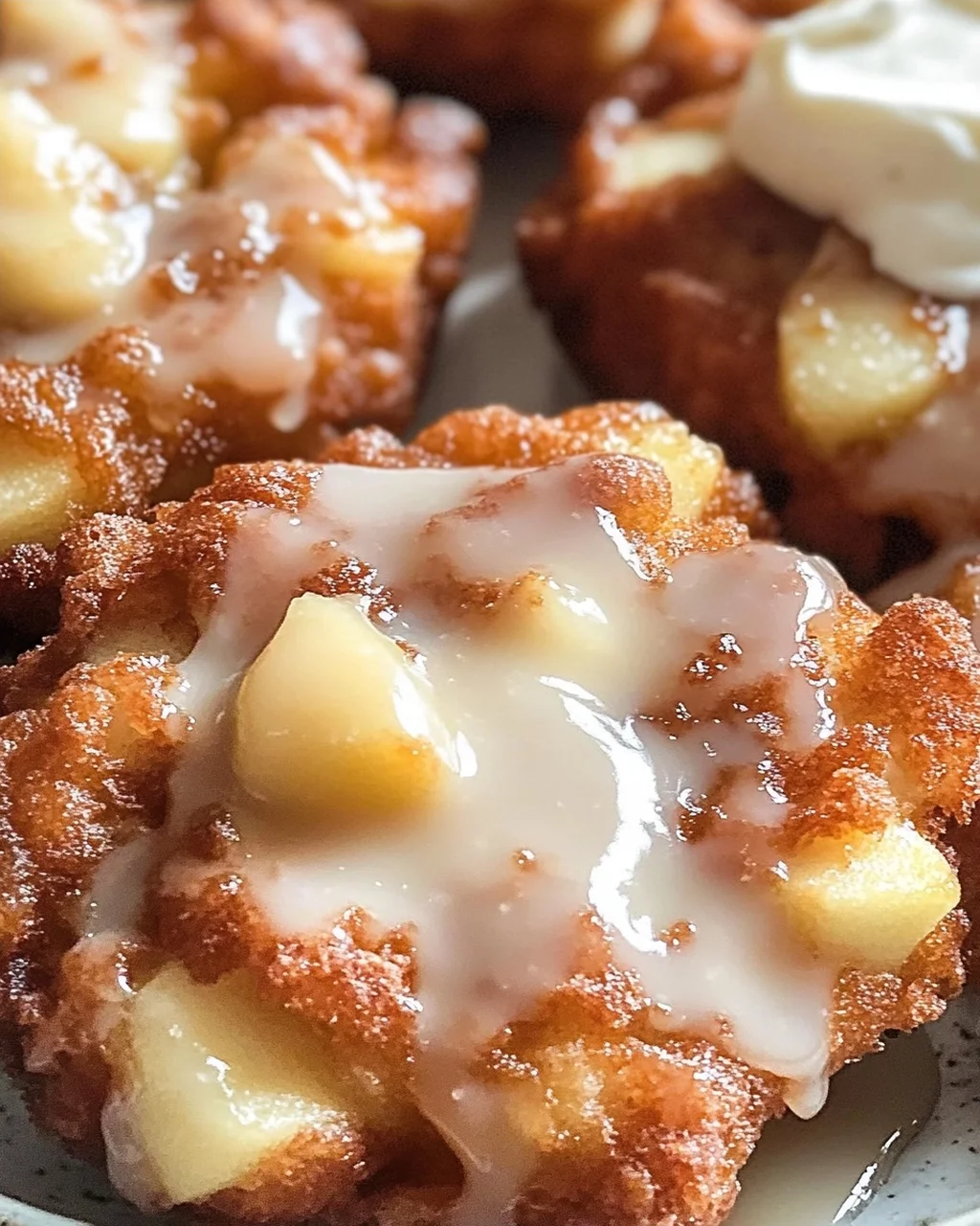 Mandelflocken Apfelkrapfen ohne Zucker