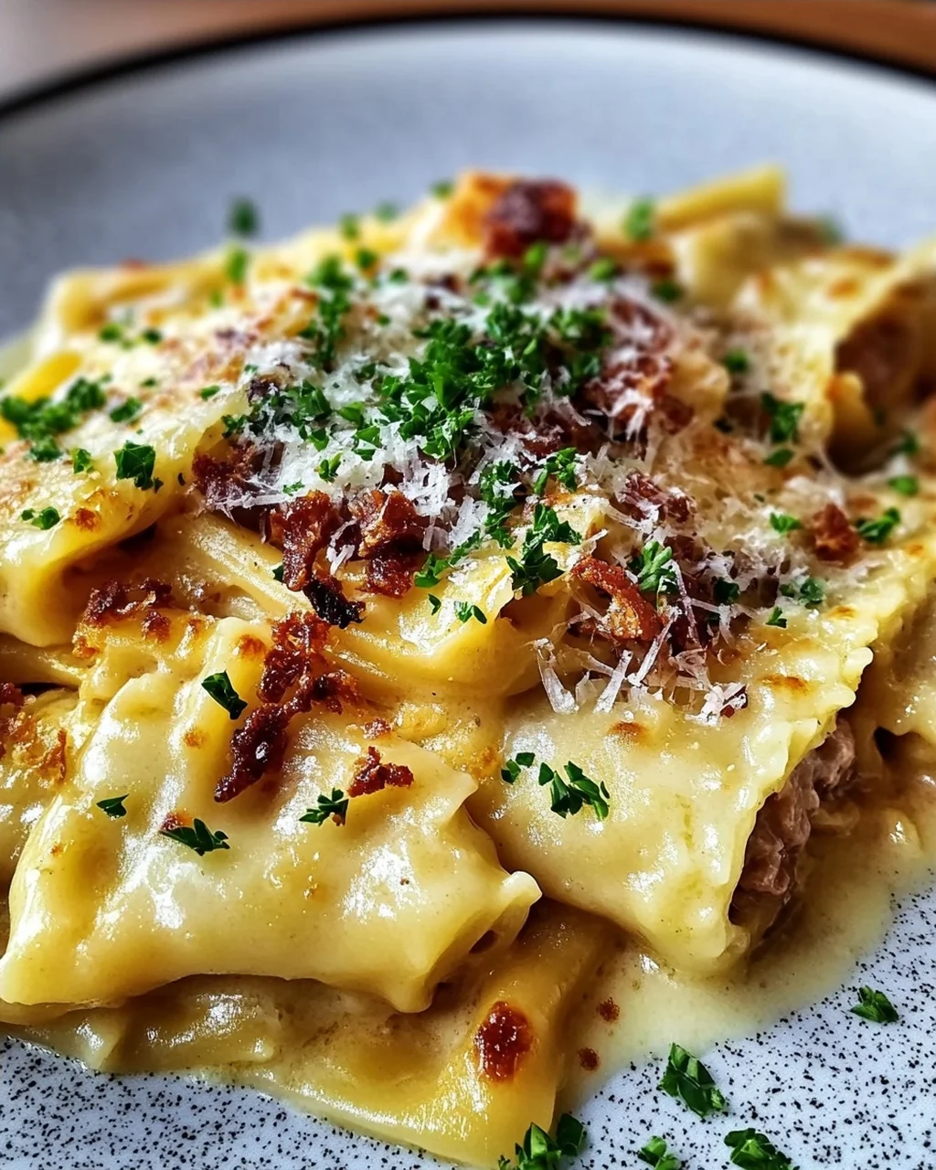 Maultaschen Carbonara