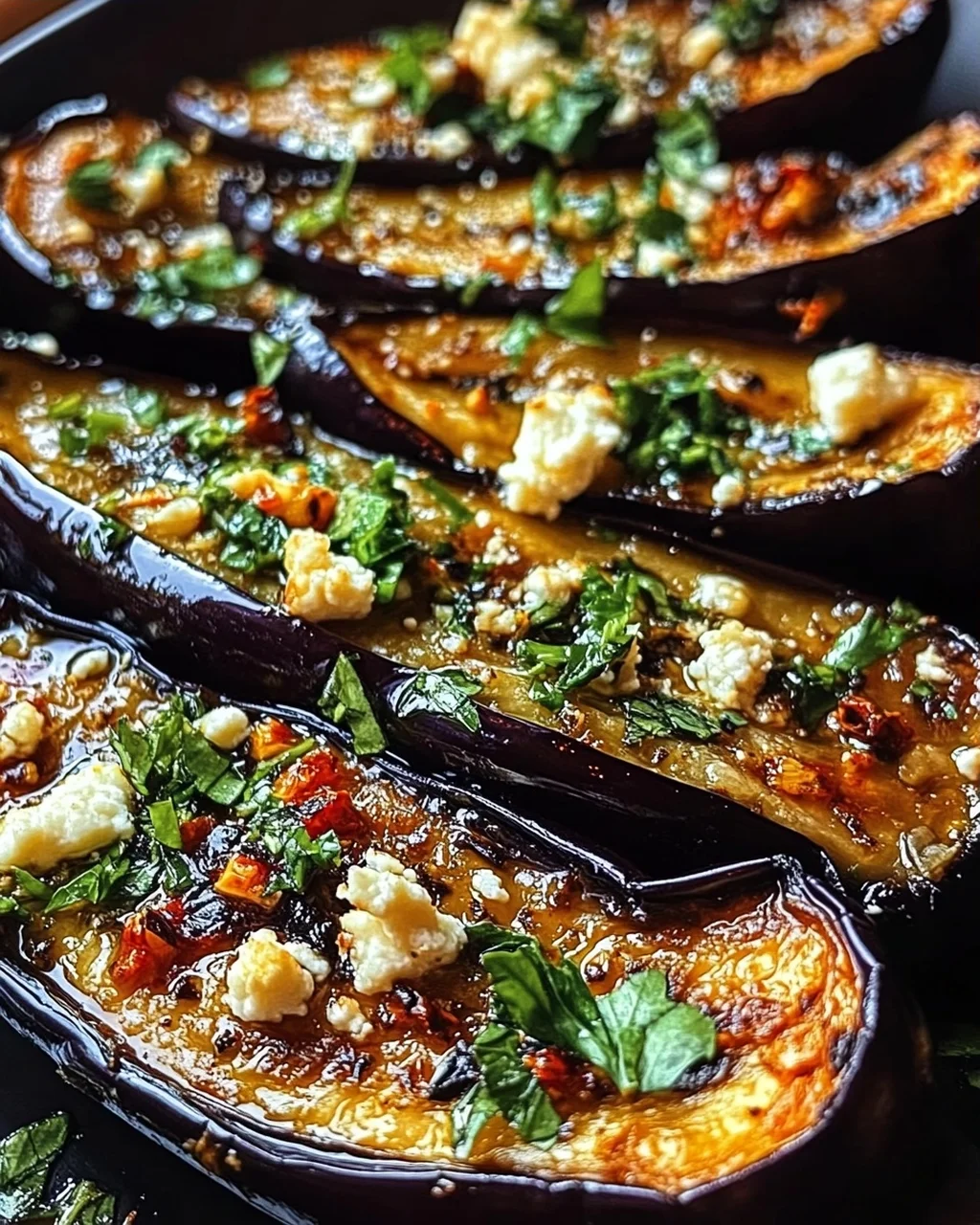 Mediterrane Geröstete Aubergine