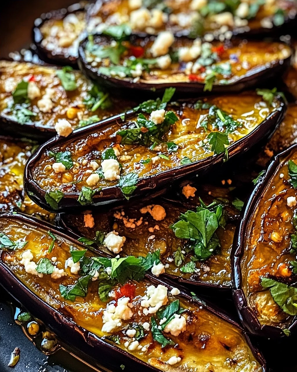 Mediterrane Geröstete Aubergine