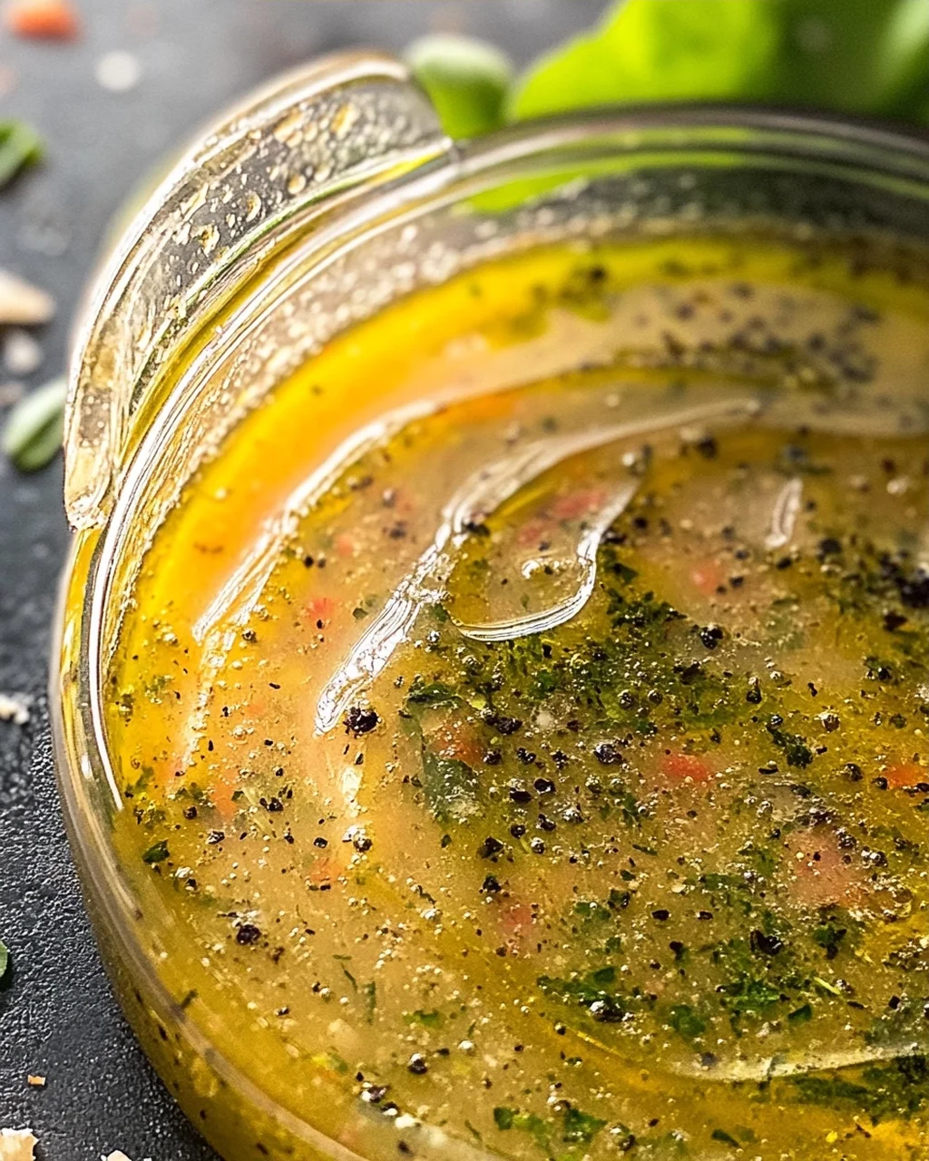 Pikantes Italienisches Salatdressing (mit Apfelessig)