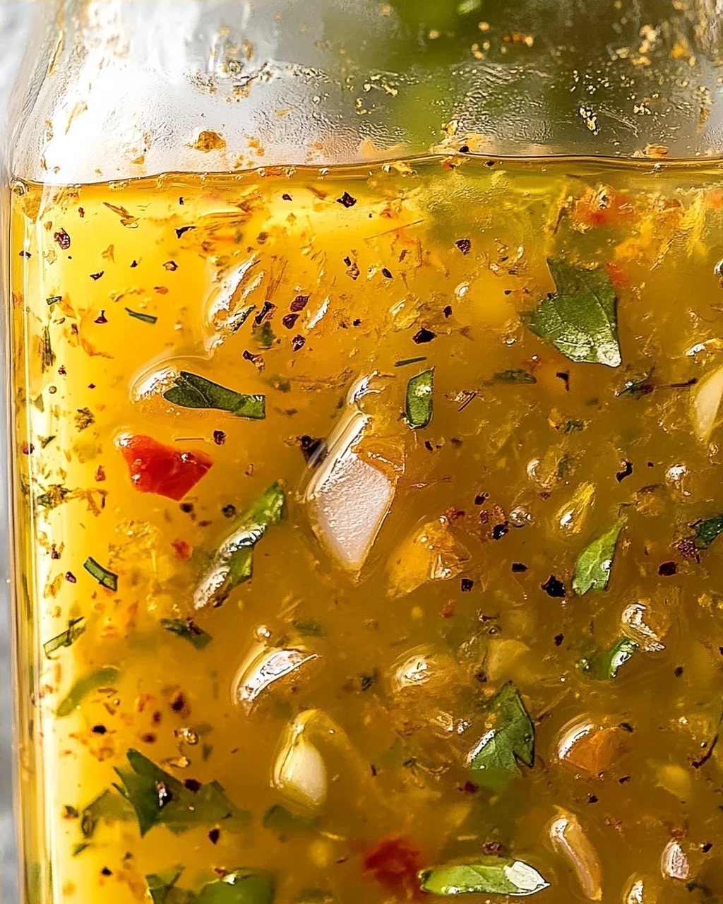 Pikantes Italienisches Salatdressing (mit Apfelessig)