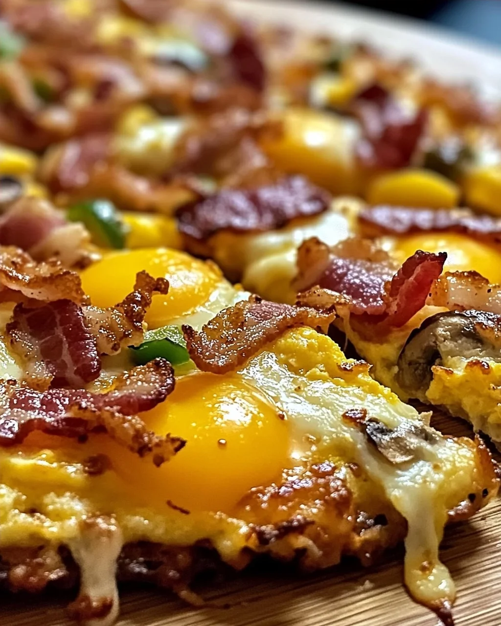 Pizza und Rösti-Kruste für ein Frühstücksvergnügen