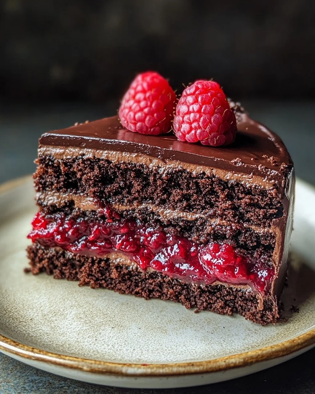 Reichhaltiger Schokoladen-Himbeer-Kuchen Rezept - unwiderstehlich!