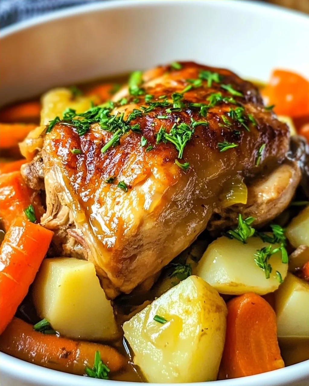 Saftiger Crockpot Chicken Pot Roast – Einfach & Lecker!