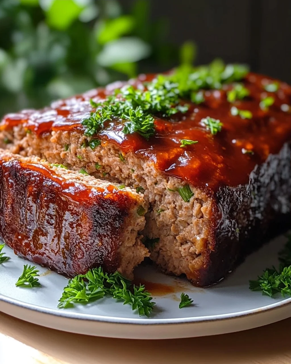 Saftiger Hackbraten aus dem Ofen