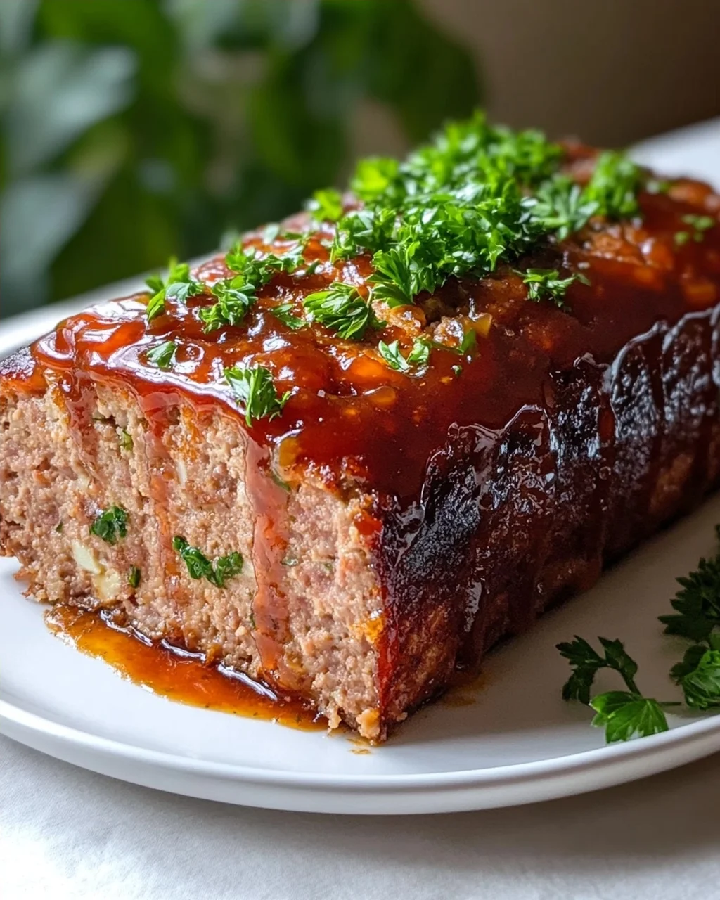 Saftiger Hackbraten aus dem Ofen